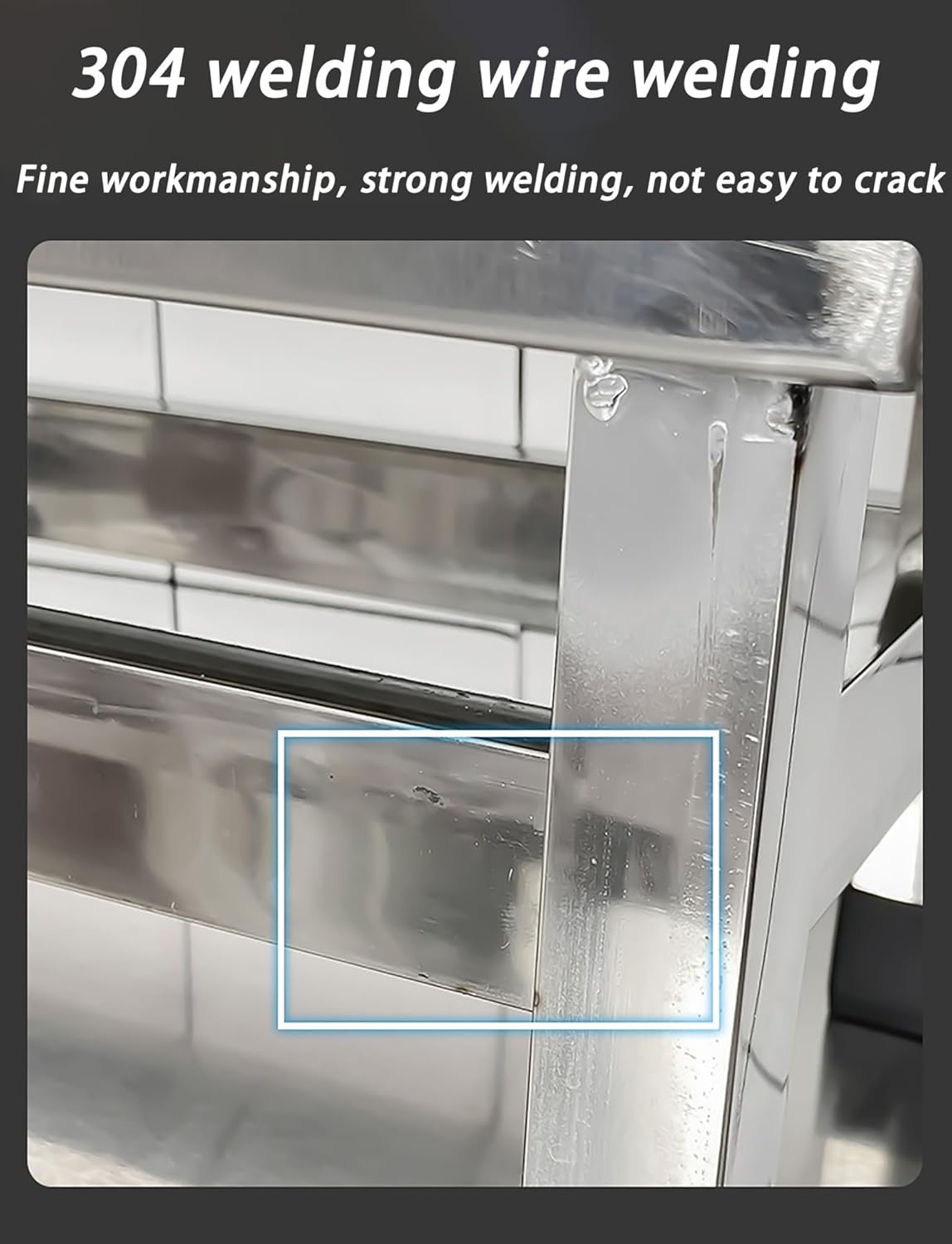 Stainless Steel Fridge Stand, Laundry Pedestal Washing Machine Tray Mat, Raised Shelf Base for Various Furniture and Household Appliances, No Assembly(H40cm/15.7in,50X50CM/19.6X19.6IN)