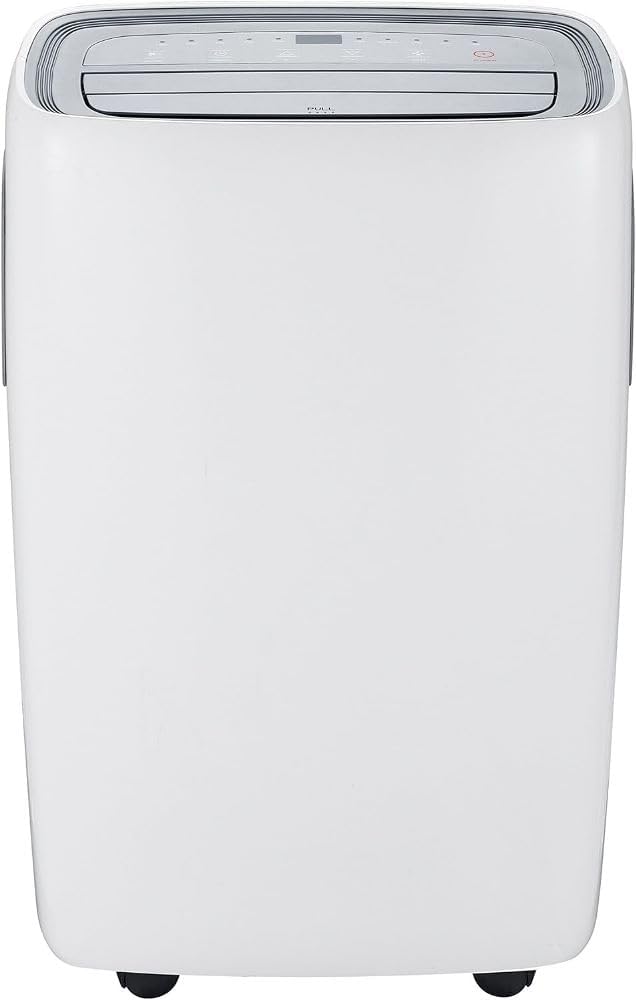 KY-120HP Portable Air Conditioner with Heat Pump, White, 12000 BTU Cooling Capacity, 10000 BTU Heating Capacity, 132 Pints/Day Dehumidifier Capacity, 24-Hour Programmable Timer