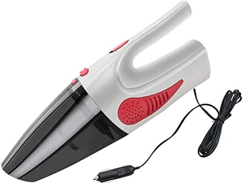 Handheld 120W Wired Powerful Car Vacuum Cleaner Wet and Dry Use Car Vacuum Cleaner (Color:White), Size