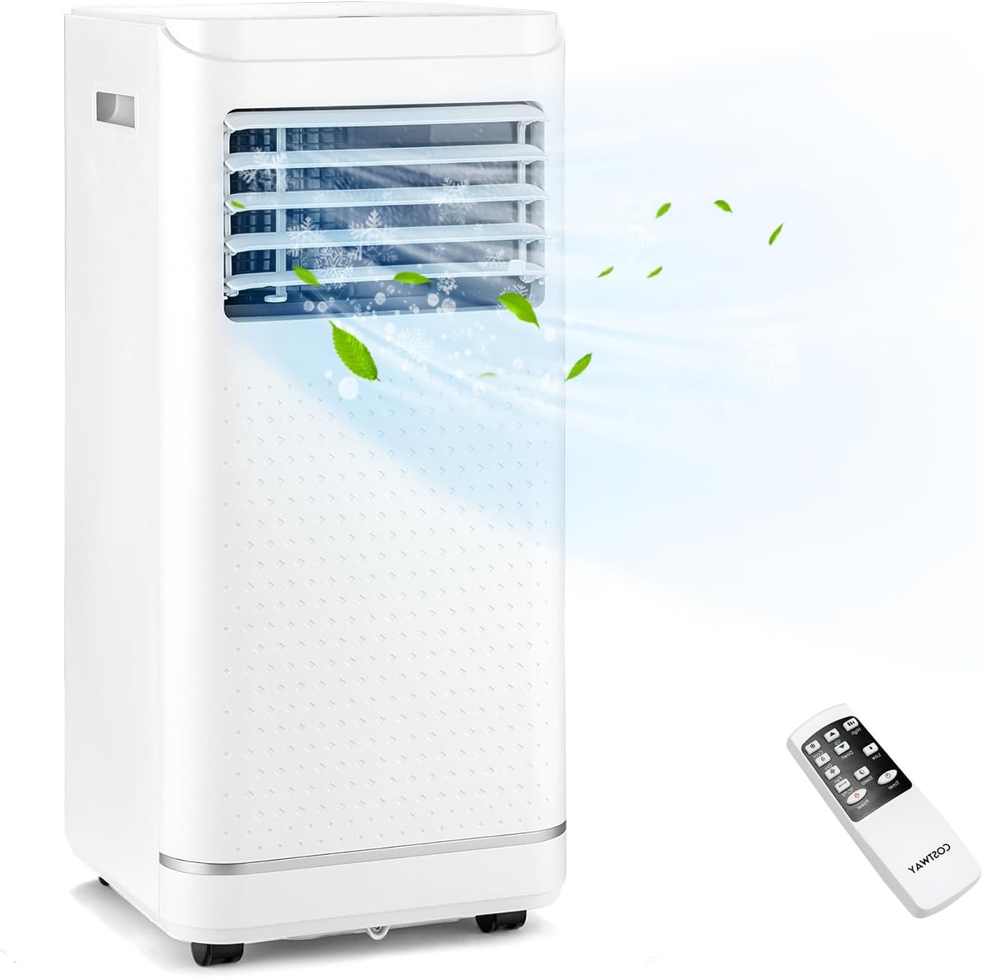 ARLIME Portable Air Conditioner,10000 BTU AC Unit, 3 in 1 Cooling Unit w/Dehumidifier, Fan Mode, Quiet AC Sleep Mode, 24H Timer, LED Display & Remote Control, Cool Rooms up to 250 Sq.Ft (10000 BTU)