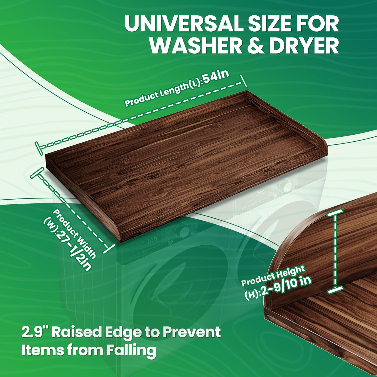 FlyGeneral Washer and Dryer Countertop, 27.5