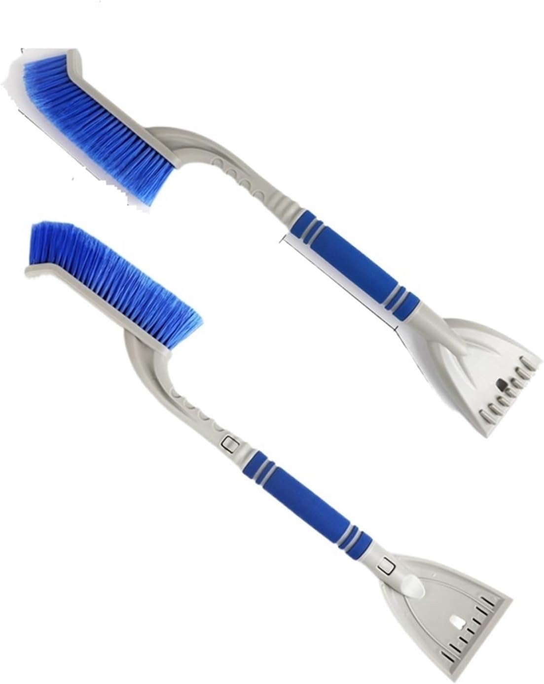 Car Snow Scraper Sweeping Shovel Fit for Winter with Handle Cleaning Brush Ice Scraper Remover Windshield Accessori(Blue-1pc)