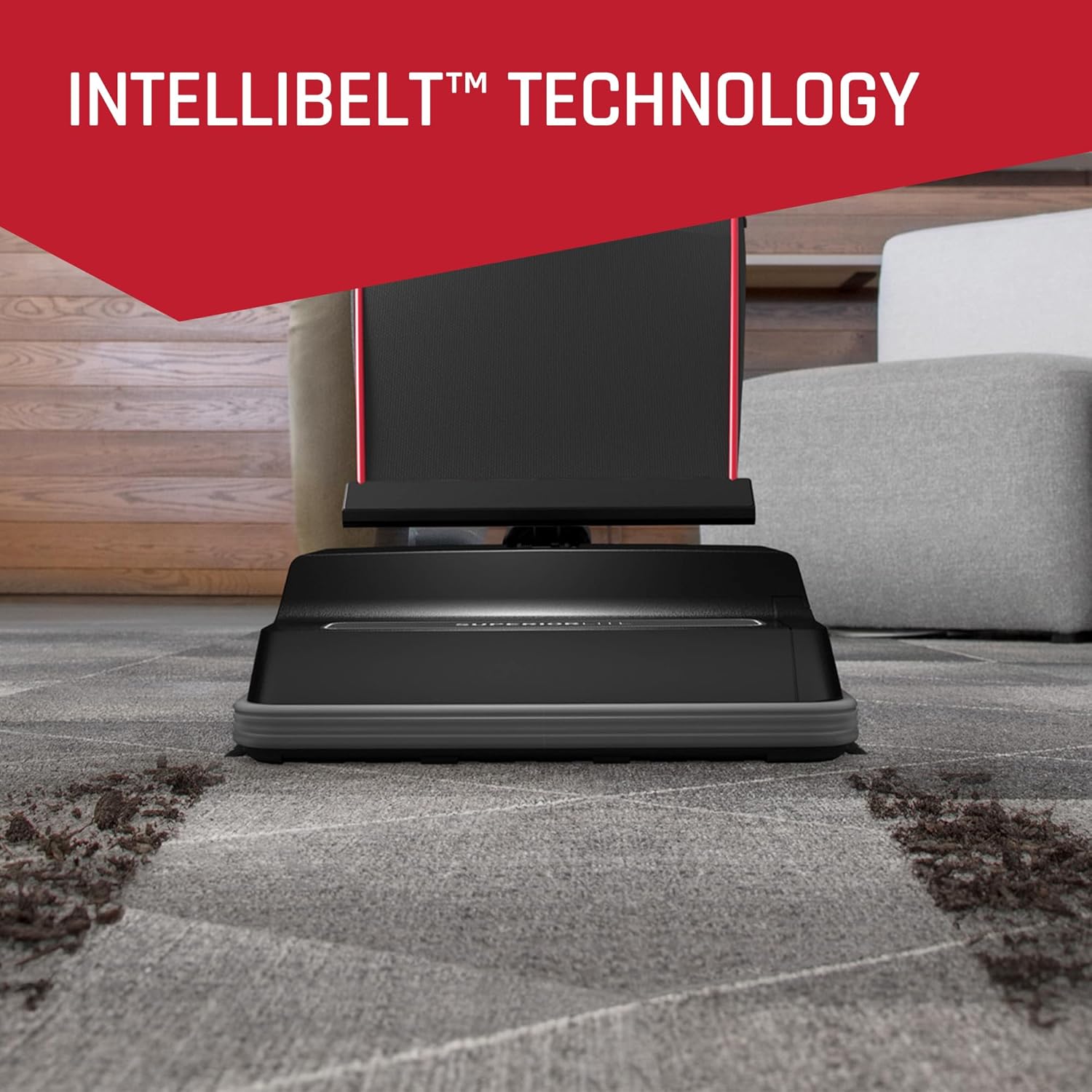 Hoover Commercial Superior Lite Upright Vacuum Cleaner, Bagged Professional Pro Grade, for Carpet and Hard Floor, CH50200, Black