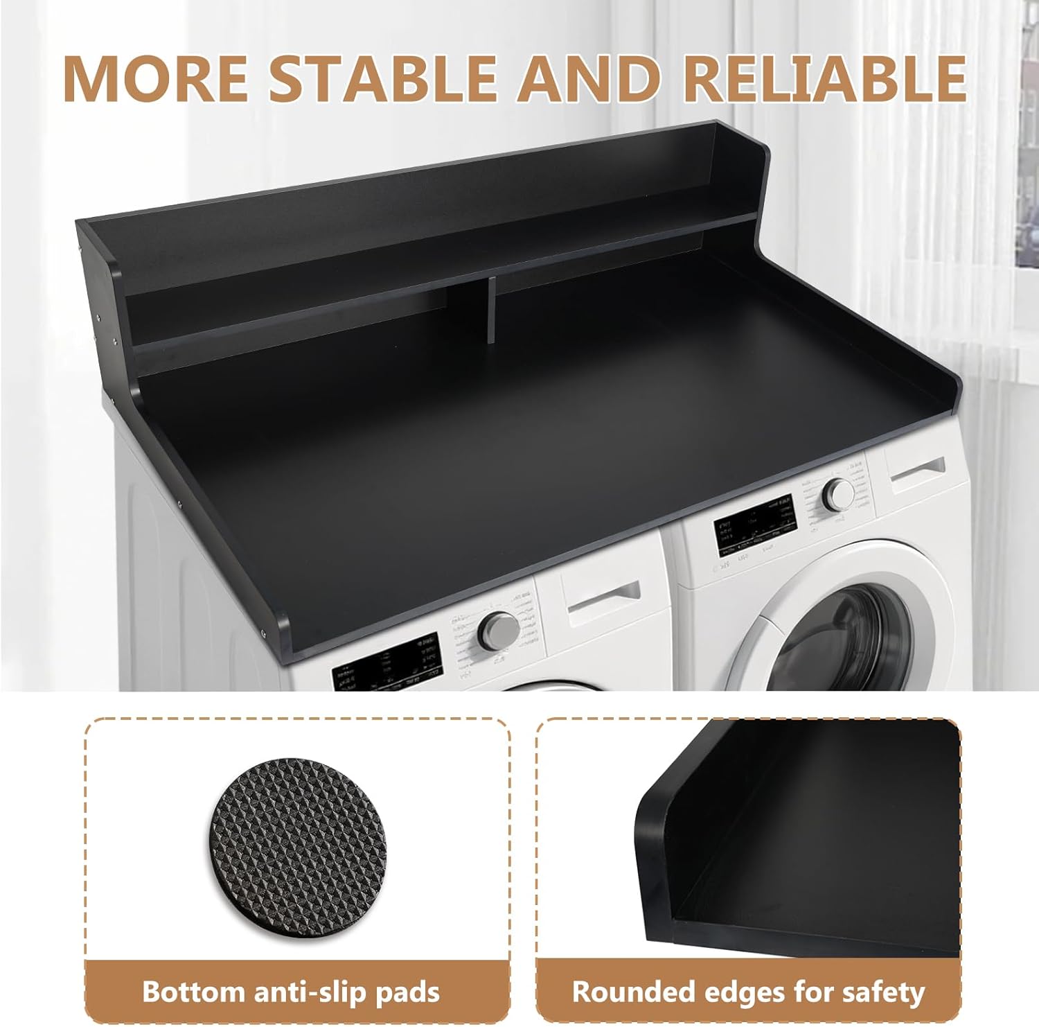 2-Tier Washer and Dryer Countertop,54