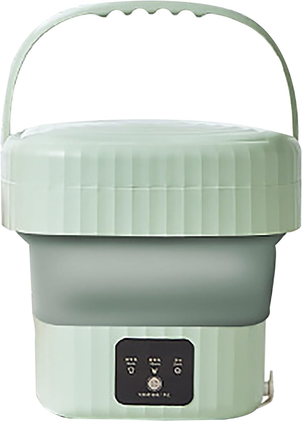 Washing Machine, Mini Washer and Dryer, with 3 Modes Cleaning, Portable Washer with Soft Spin and Draining (Color : Green)