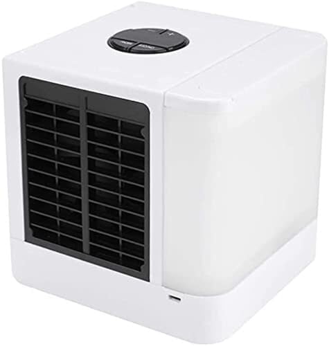 Cooler ice air,Conditioner Super air Cooler Portable air Conditioner with LED USB mini Desktop Fan 5 Positions Adjustable