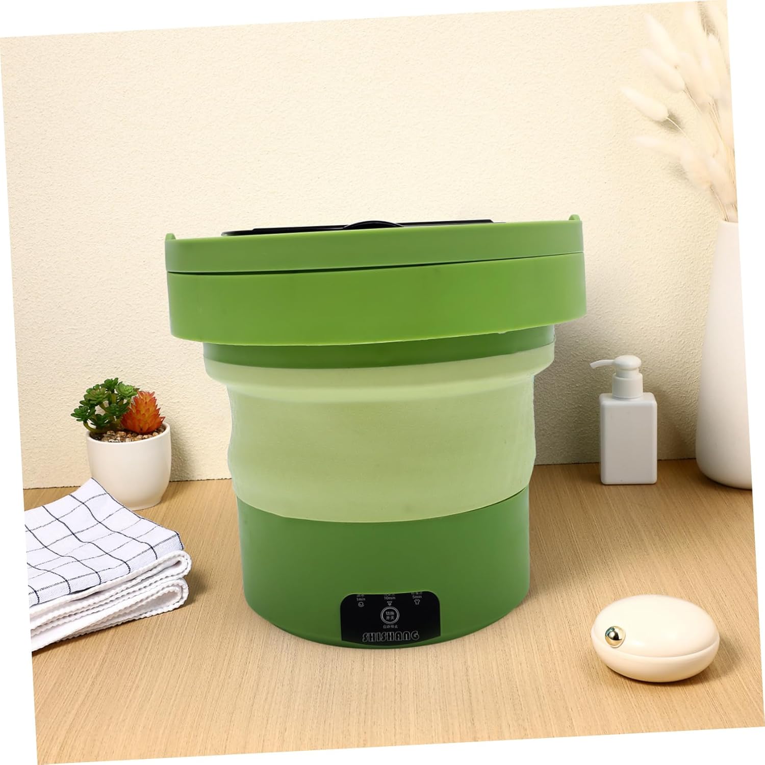 Portable Washer Compact Mini Washing Machine for Dorm Apartment Travel Lightweight High Speed Rotation Efficient Cleaning US Plug Voltage