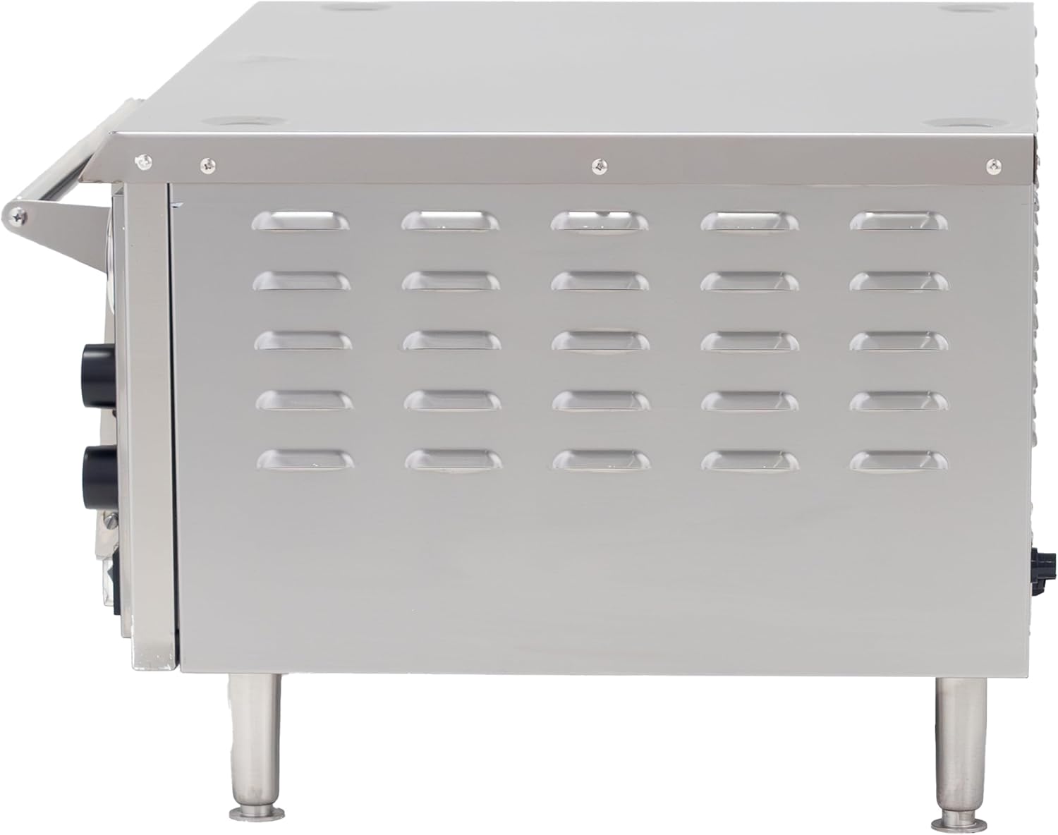 Kratos Commercial Oven, Single-Deck Countertop Electric Pizza/Bakery Oven, Stainless Steel, Cooks 18