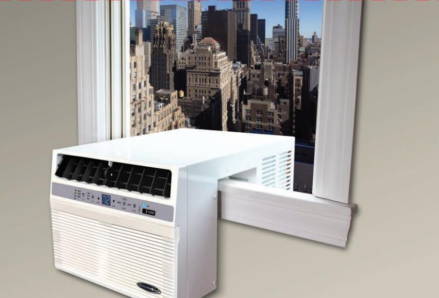Soleus Air 12,000 BTU Window Air Conditioner with 10,000 BTU Heater, Cooling, 115 Volts, 12.5