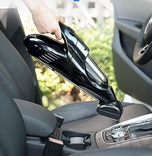 Handheld Vacuum, Portable Lightweight Vacuum Cleaner with 5000Pa Powerful Suction & HEPA Filters, Very Suitable for Car Cleaning and Pet Hair (Black)