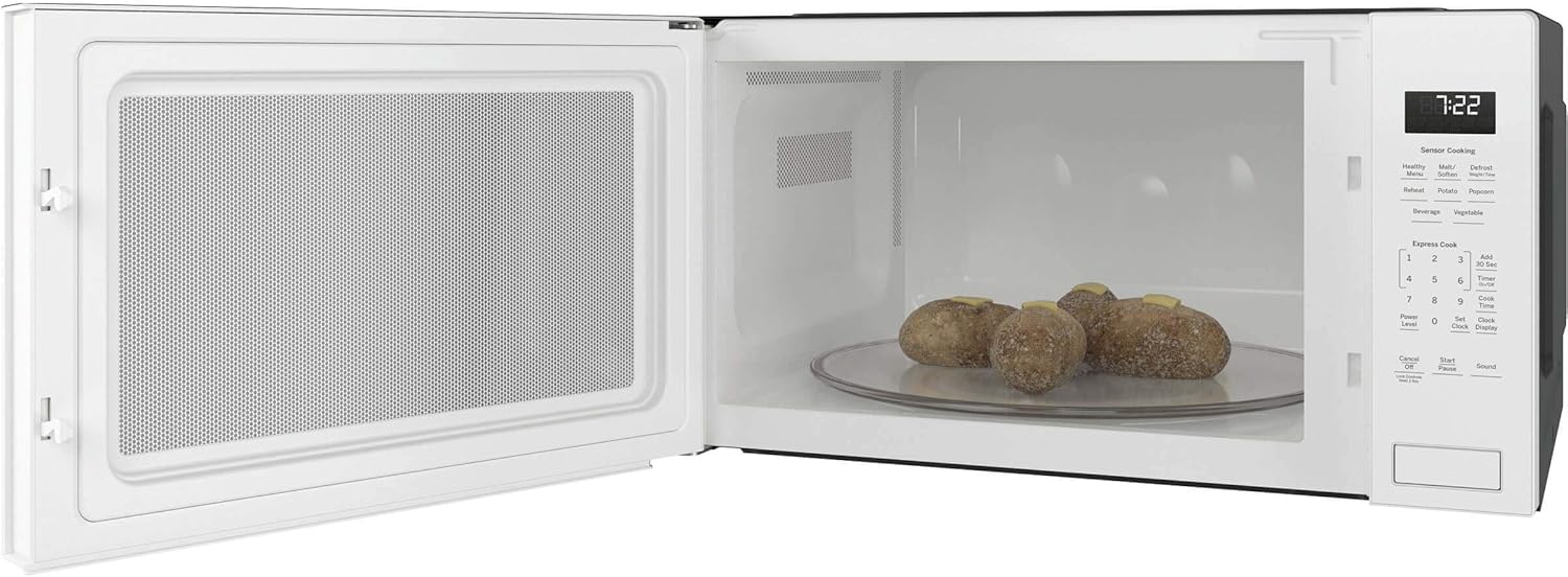 24 Inch Built-In Microwave with Sensor Cook, Instant On Controls, Extra-Large Turntable, Control Lockout, Weight & Time Defrost, Kitchen Timer and 2.2 cu. ft. Capacity