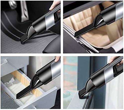 Handheld Car Powerful Suction Hand Cleaner, 5300Pa Hand Vacuum with Powerful Cyclonic Suction, Portable Vacuum Cleaner for Pet Hair, Dust, Gravel, Home Cleaning