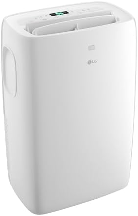 LG 6,000 BTU Portable Air Conditioner, 115V, Cools 250 Sq.Ft. (10' x 25' Room Size), Portable Air Conditioner for Home with Quiet Operation, LCD Remote Control, and Window Installation Kit, White