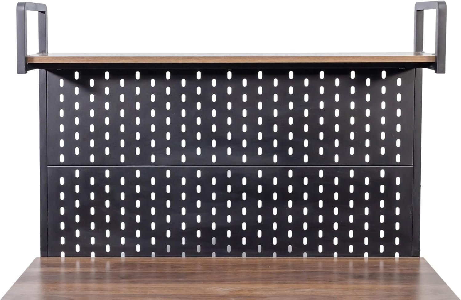 Kitchen Bakers Rack with Door, Microwave Oven Stand, Utility Storage Shelf, Durable Kitchen Organizer for Small Spaces