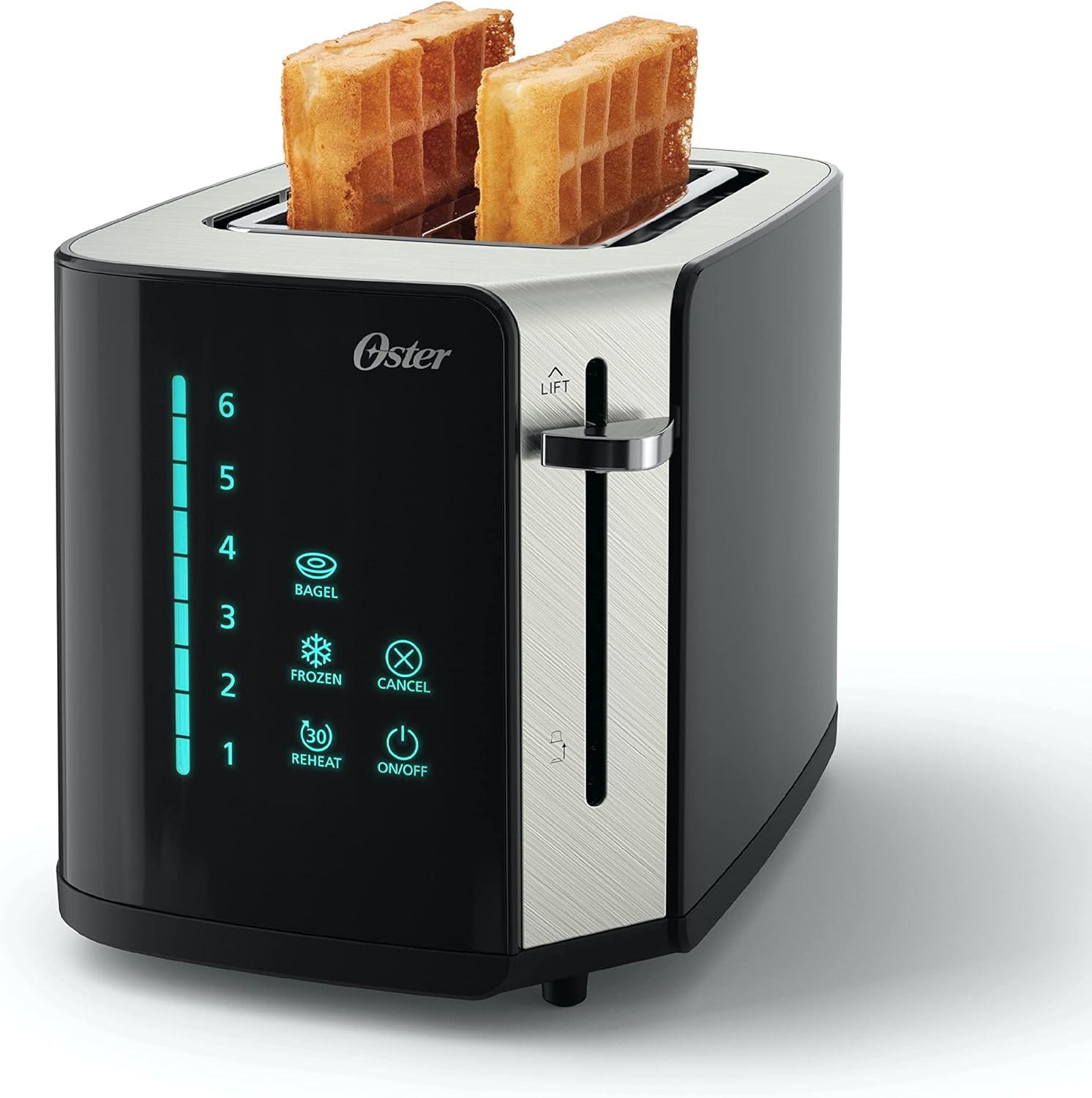 Oster Blender | Pro 1200 with Glass Jar + Oster 2-Slice Toaster, Touch Screen