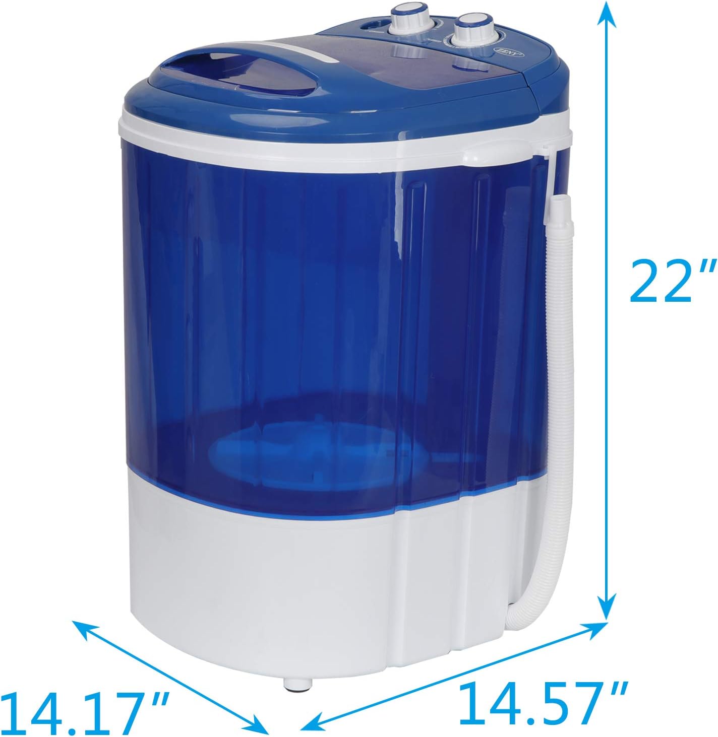 Nouva Mini Washing Machine, 5.7lbs Portable Washer for Compact Laundry Semi-Automatic Camping Washer & Spinner