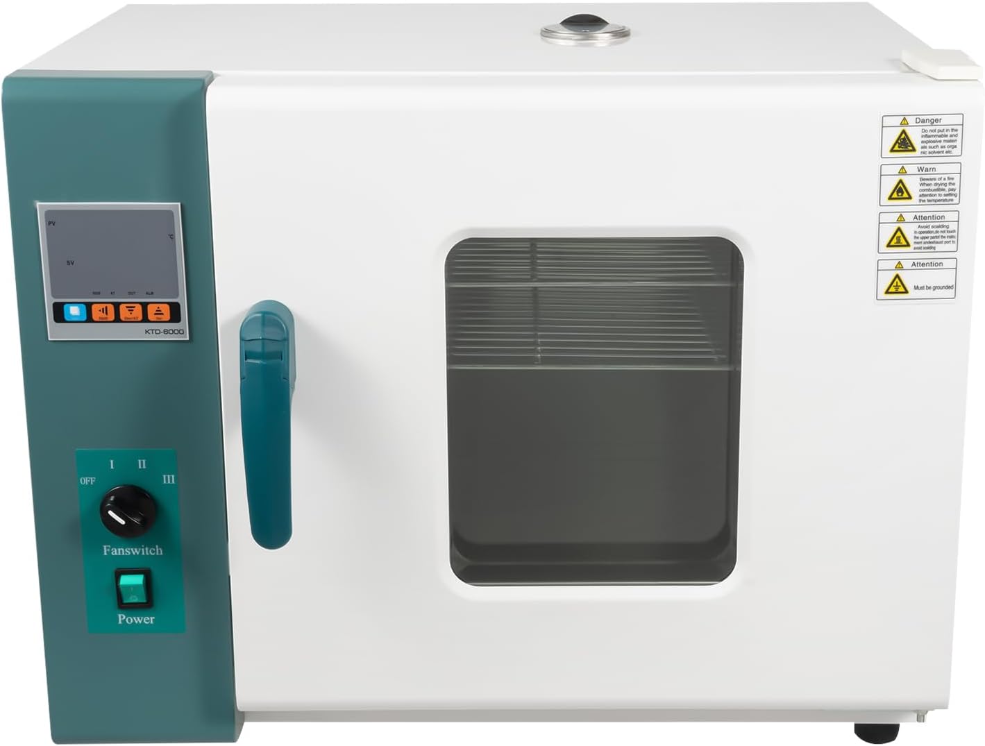 1000W Lab Convection Oven, 45L Constant Temperature Forced Air Drying Ovens, Electric Blast Drying Oven with Digital Control for Industrial, Laboratory, School, RT+18°F～572°F