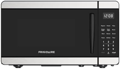 Compact 0.7 Cu. Ft. Stainless Steel Countertop Microwave Oven - Perfect for Small Spaces