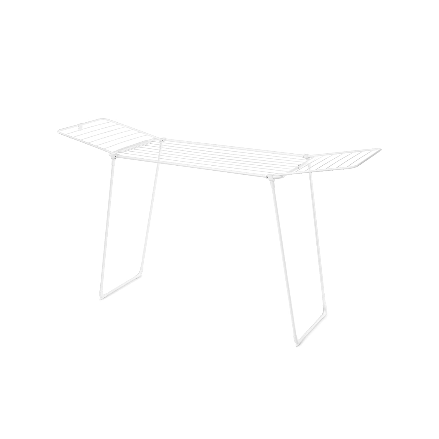 Brabantia HangOn Drying Rack, 72 ft (22m) (White), Large Capacity Clothes Drying Rack for Up to One Full Machine Load, Foldable Laundry Stand for Large and Small Items, No Pegs Needed