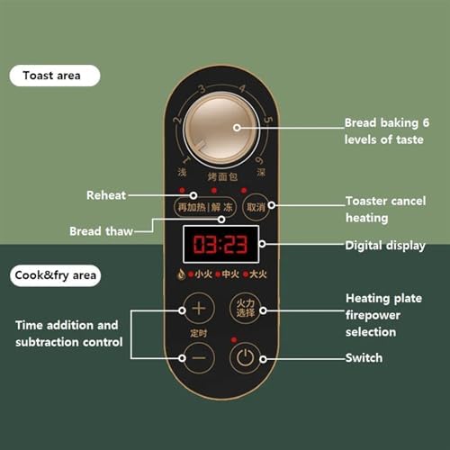 Breakfast Machine Multifunction 3 In1 Breakfast Machine Toaster Oven Electric Frying Pan Household Multi Cooker Hot Pot Cooking Machine