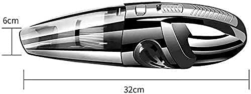 Handheld Car Vacuum Cleaner Cordless with 120W High r 32KPA Charging Portable Auto Vacuum Strong Aluminum Fan Filter Wet/Dry Use for Car Home Pet Hair Office Cleaning
