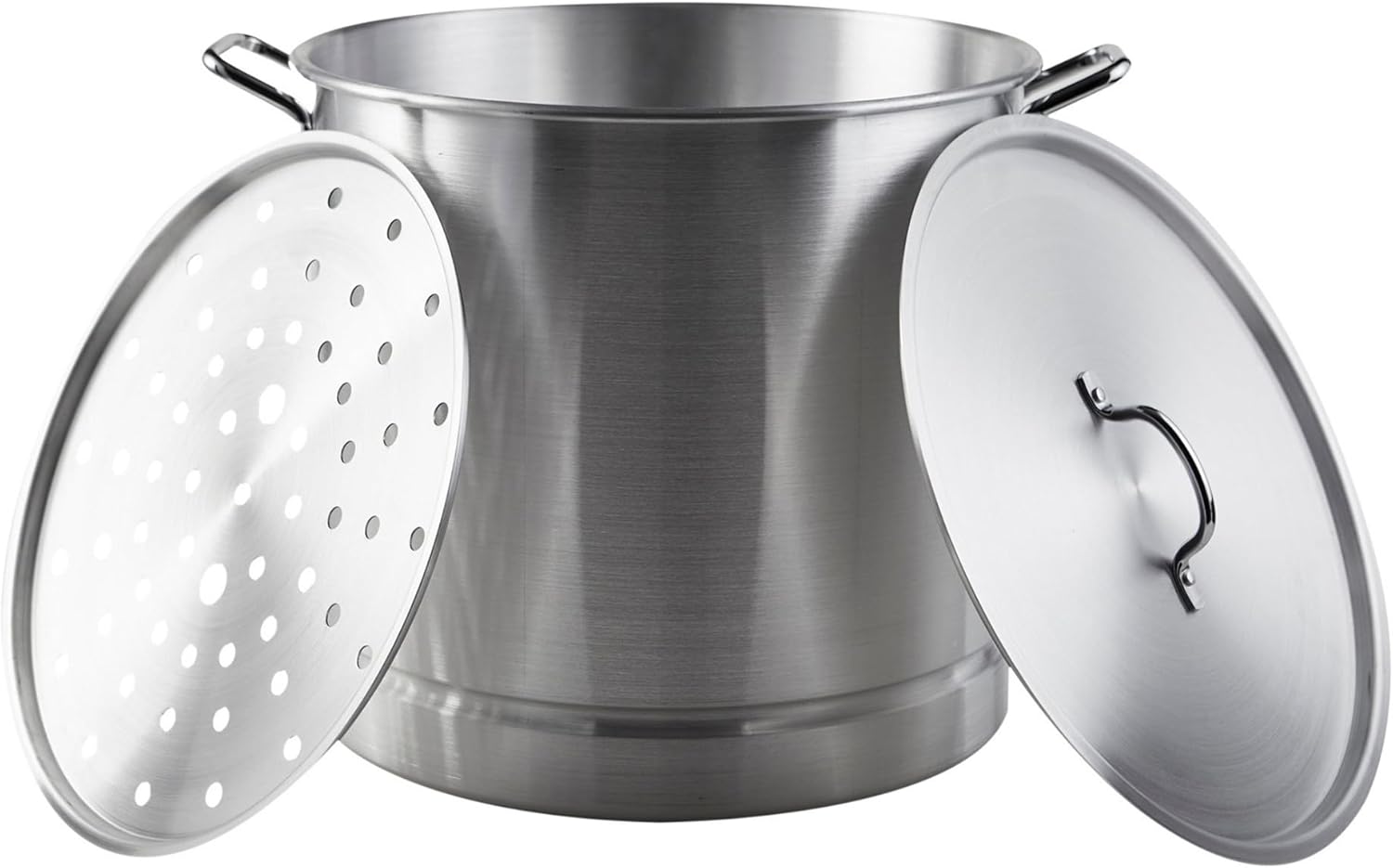 IMUSA 40 Qt Tamale Steamer Vaporera Stock Pot Aluminum Tamalera 10 Gallons