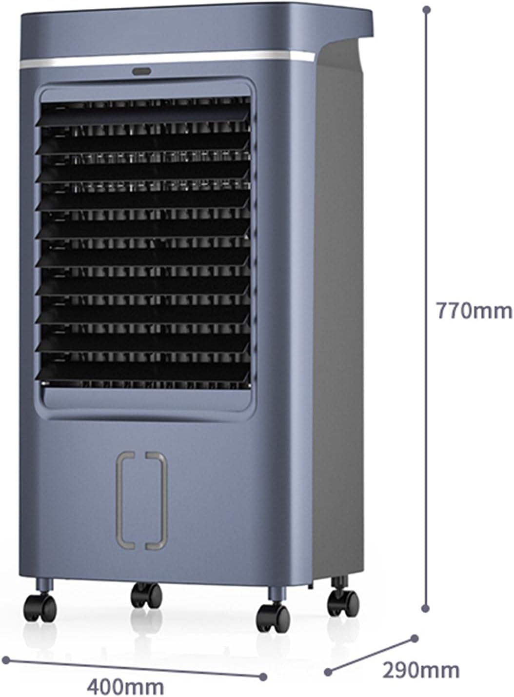 Portable Mobile Air Conditioner Air Cooler Fan for Home with Remote Control & LCD Display - Timer Function,3 Speeds,3 Wind Settings & Oscillation-Pink A