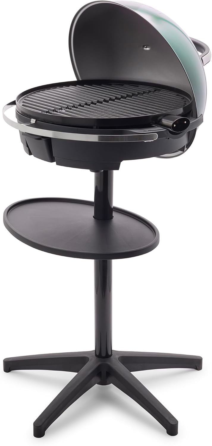 GreenPan 2-in-1 Portable Indoor/Outdoor Electric Grill & Griddle, Forest Green