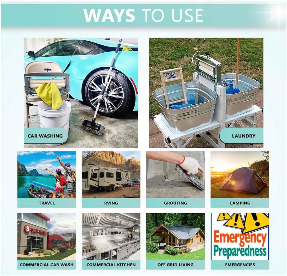 Northwood Calliger Clothes Wringer – Manual Laundry Wringer for Better Moisture Removal Than Portable Washers or Dryers – Heavy‑Duty Off‑Grid Washing Machine Alternative - Gray