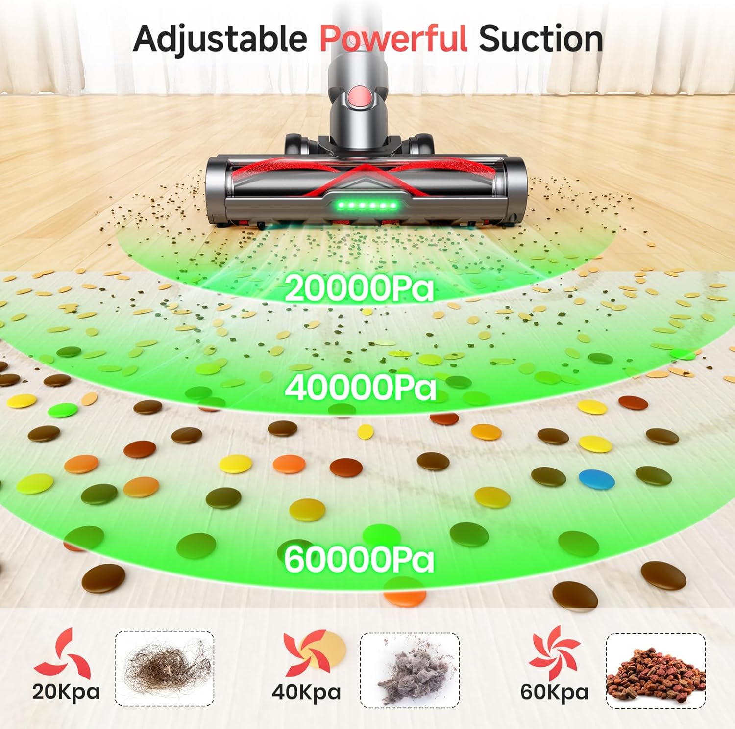 VC2 Cordless Vacuum Cleaner and Replacement Floor Brush