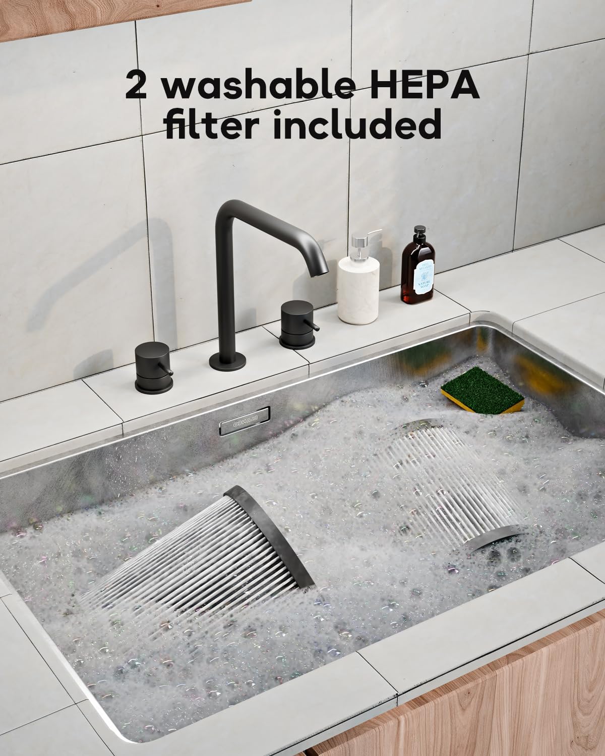 DeForce Cordless Ash Vacuum, for DeWalt 20V Max Battery, 4-Gallon Portable Vacuum Cleaner, Black, with Hose Nozzles HEPA Filters Wheels, for Pellet Wood Stove BBQ Grill (Bare Tool ONLY)