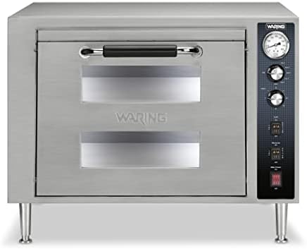 Waring Commercial Commercial Single Compartment/Double-Deck Pizza Oven, 240V-3200W