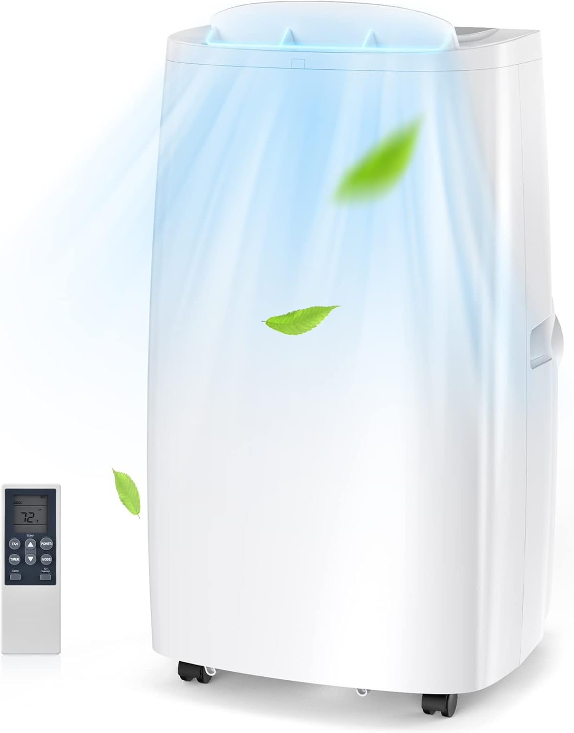 Air Choice Portable Air Conditioner, 14000 BTU Air Conditioner Portable for Room Up to 700 Sq.Ft, Auto Swing, 24H Timer, Remote Control, Window Kit