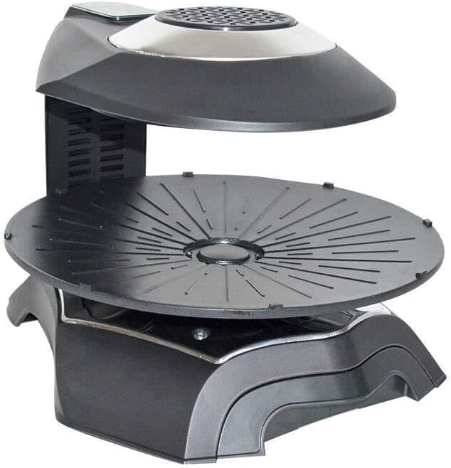 Smokeless Electric Barbecue Grill, Multifunctional Infrared Grill with 360° Rotation, 3D Heating
