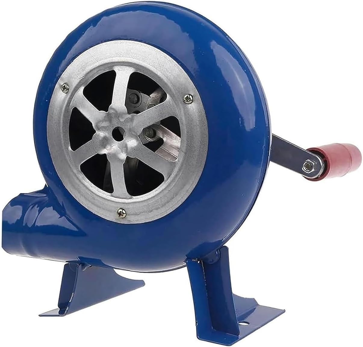 Hand Crank Blacksmith Forge Blower, Portable Manual Hand Crank Bellows, for Outdoor Picnic Camping Cooking Fast Fire Starter Tool