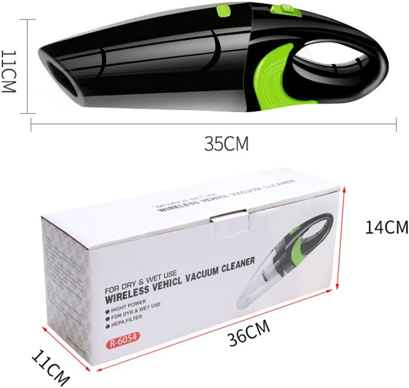 Portable Handheld Vacuum Cleaner, Rechargeable Quick USB Charge, HEPA Filter, Car Vacuum Cleaner for Pet Hair, Home,Black (Pink)