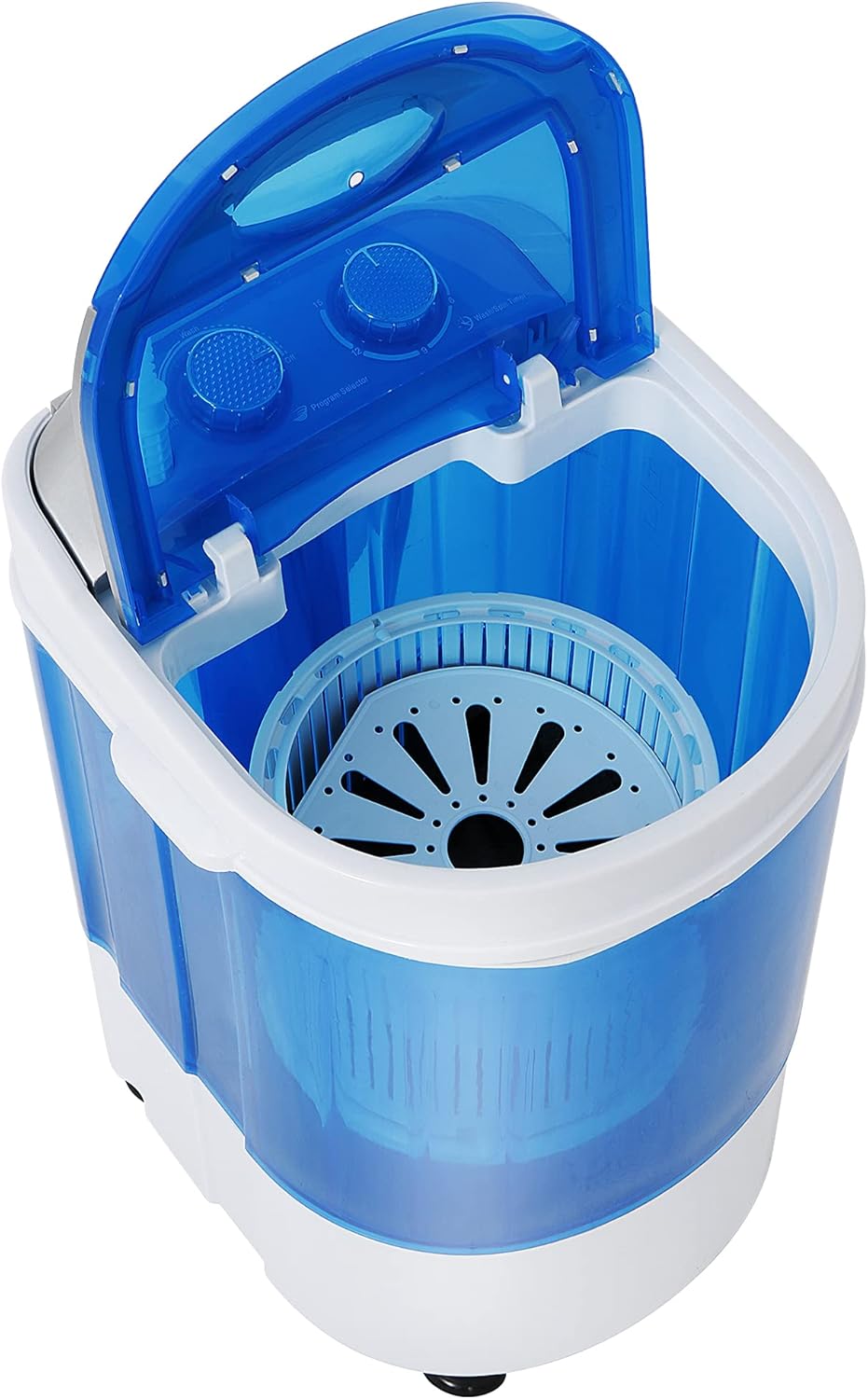 Portable Mini Washing Machine，Small Compact Laundry 4.4lbs Capacity Washer w/Spin Cycle Basket and Drain Hose Drum Washing Machine