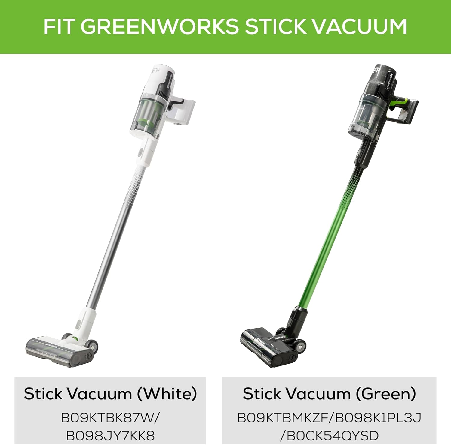 Greenworks Stick Vacuum Foldable Stand for Charger (Black), Works with Greenworks 24V Stick Vacuums (SVW24L411, SVG24L411, ‎SVW24L410, ‎SVG24L410)