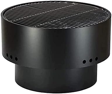 DIY BBQ Grill Round Charcoal Stove Outdoor Bacon Portable Barbecue Grills, Has Excellent Heat Dissipation, Prevents Rust