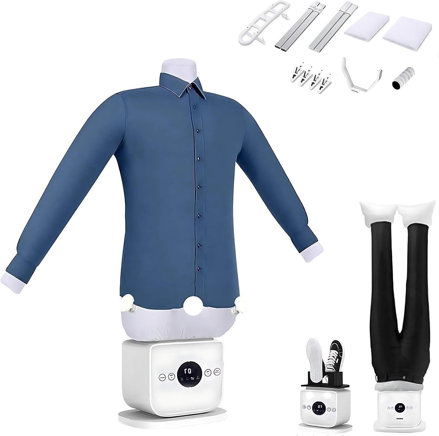 Automatic Shirt Dryer,Shirt Ironer,Ironing Manikin,Easy Dry,Multi Size,Heating Temperature Reaches 60 70°C,For Shirts(A)