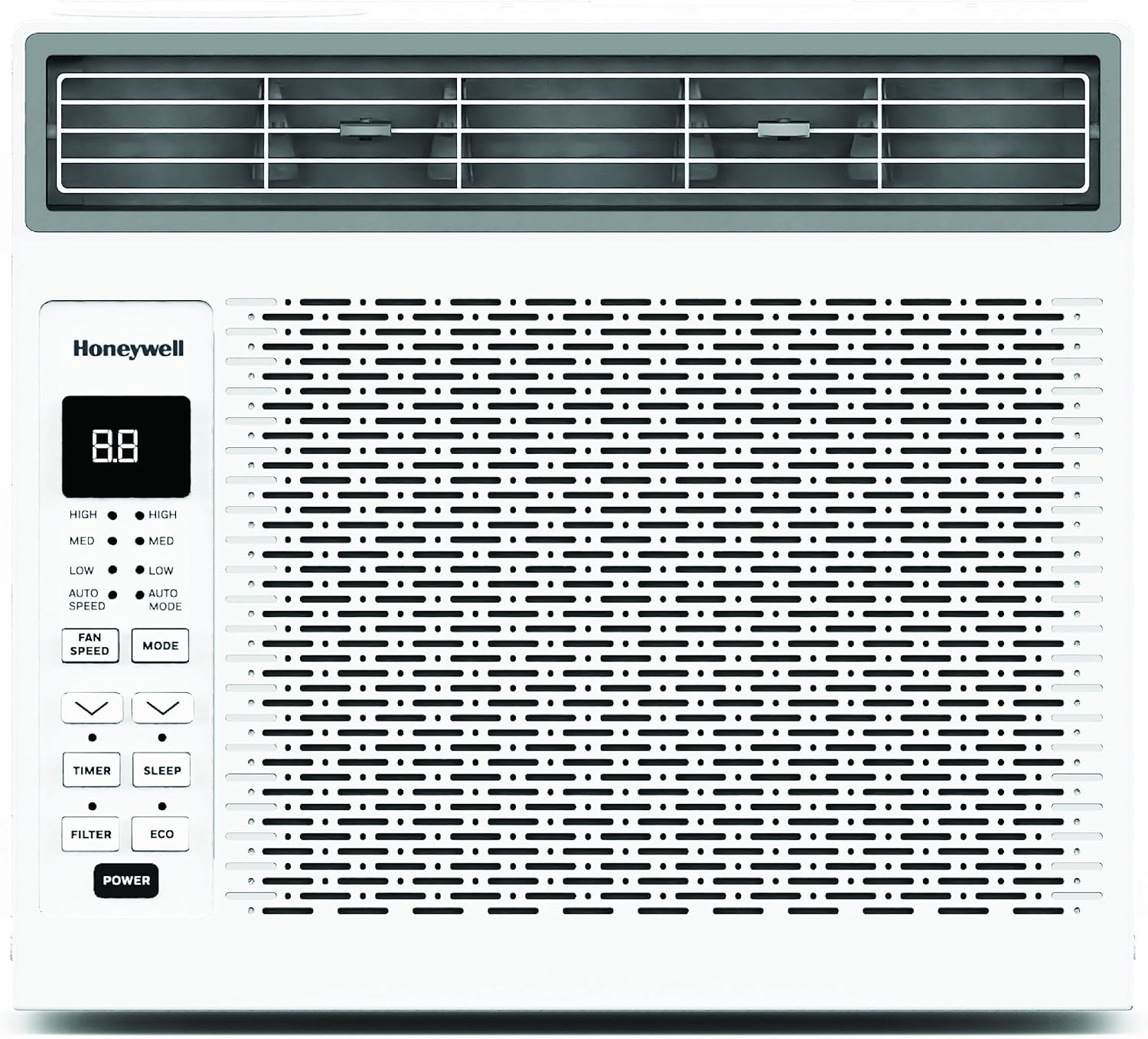 Honeywell 6,000 BTU Digital Window Air Conditioner, Remote, 4 Modes, Eco, 250 sq ft Coverage