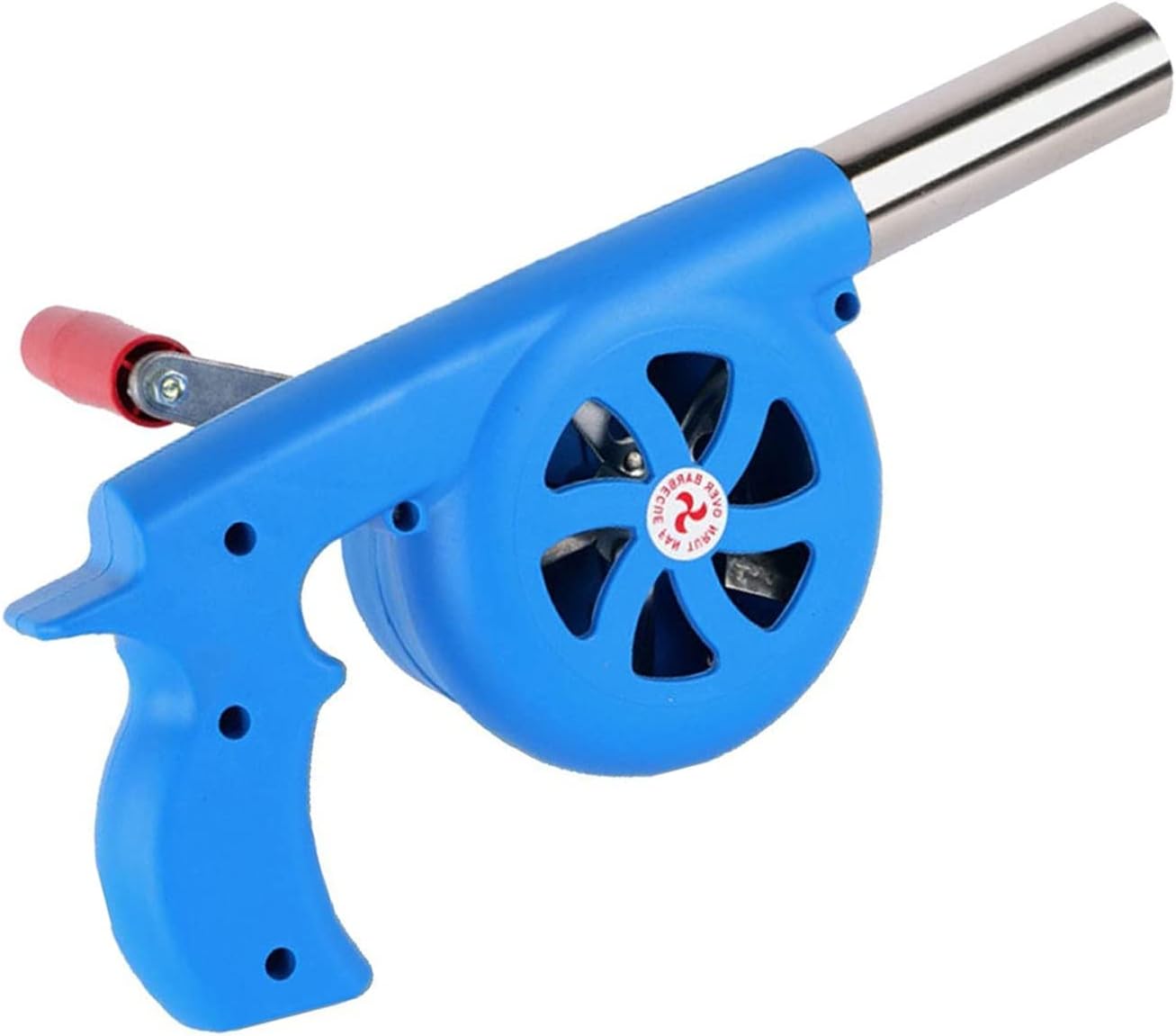 Hand Crank Blacksmithing Forge Blower - Manual BBQ Blower, Manual BBQ Blower, Mini Hand Crank Fan Air Blower, Grill Picnic Camping Stove Accessories, For Barbecue Fire Bellows Hand Crank Tool