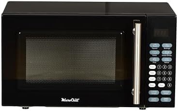 0.7 cu. ft. MicroChill Microwave, Black Exterior, White Interior. Medium Microwave - 10.38