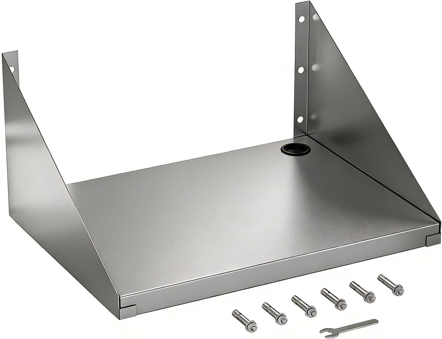Stainless Steel Microwave Shelf Wall Mount 18