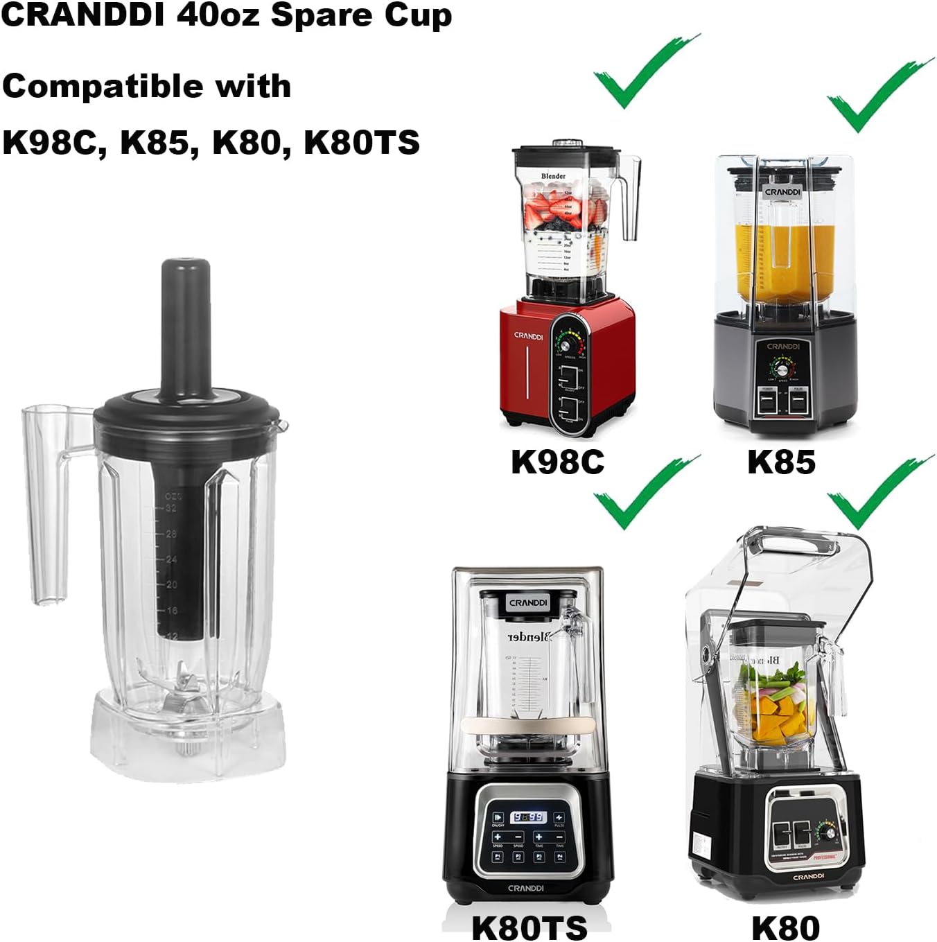 K80 Blender + Select 40oz Juice Cup