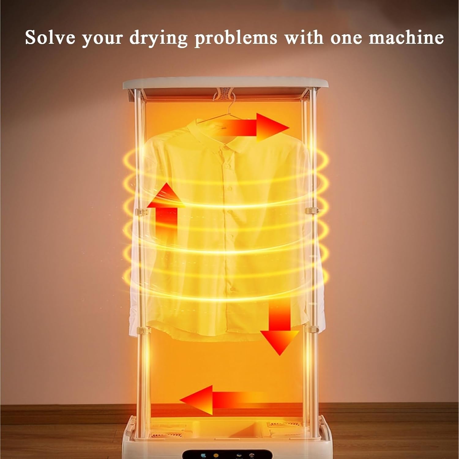 Portable Clothes Dryer, Home Clothes Hanger, Foldable Small Clothes Care Dryer, Travel Dryer