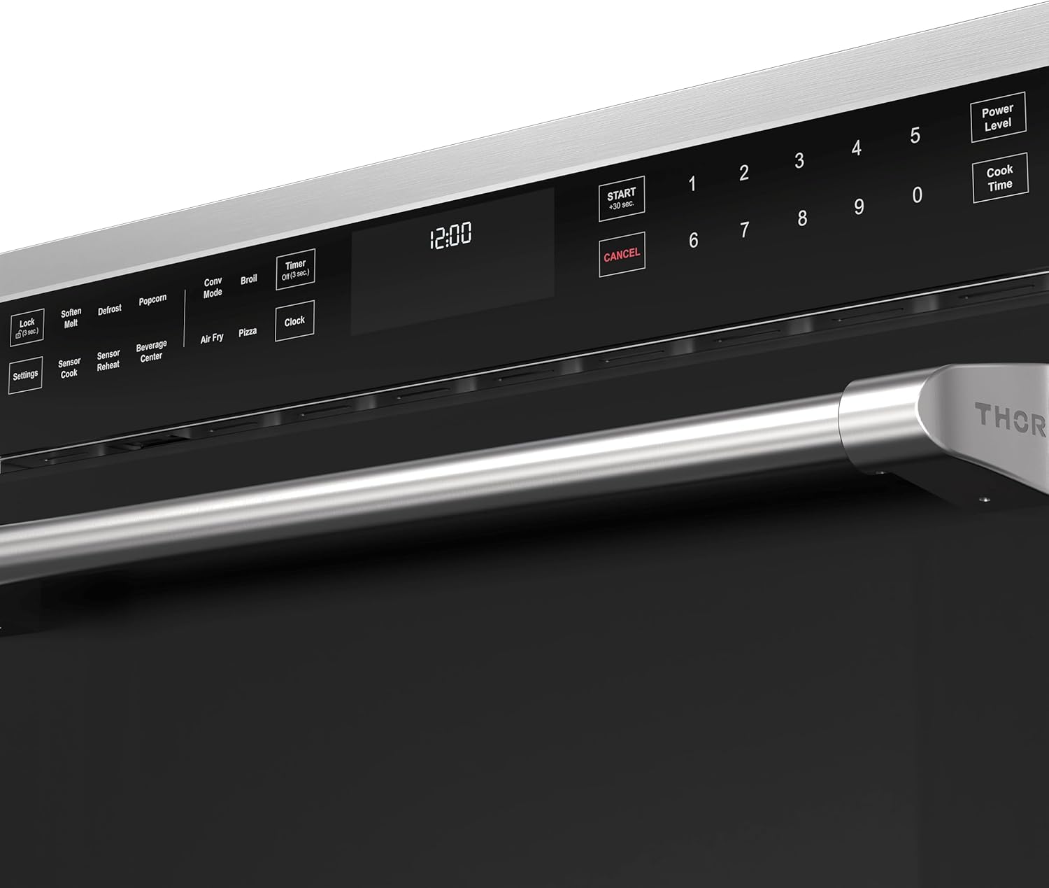 Thor Kitchen 24 Inch Built-In Air Fry Microwave Oven with Drop-Down Door