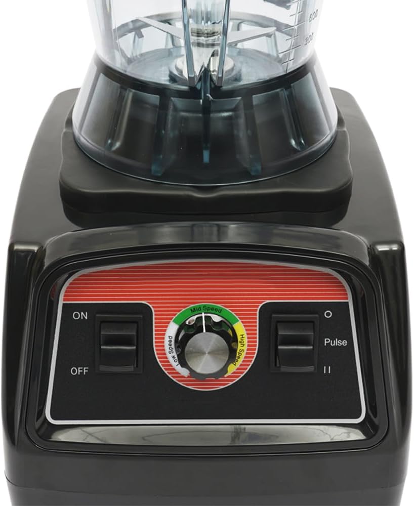 Commercial Blender Heavy-Duty Smoothie Blenders 3.3HP 2800W Power Juicer Food Process Adjustable Speed Blender Mixer for Smoothies, Ice Crush, Frozen Drinks