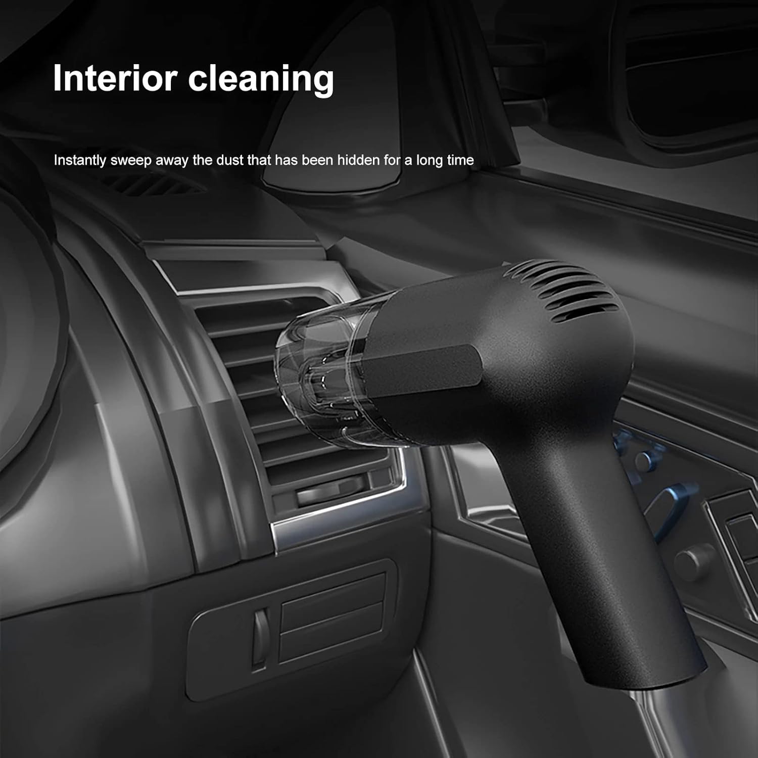 Portable Wireless Car Vacuum Cleaner Handheld Powerful Vacuum Cleaner for Car Cordless Home Appliance Car Products Mini Cleaner,Orange