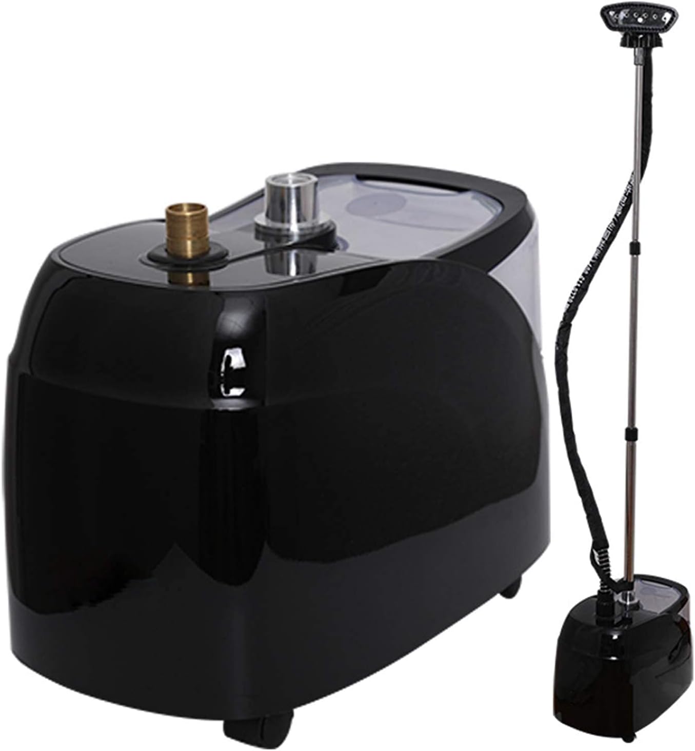 Clothes Vertical Garment Steamer 1850W Professional Heavy Duty Clothes Steamer for Commercial,Home Handheld Clothes Steam Iron with 3.2L Water Tank ＆45S Quick Wrinkle Removal,Black